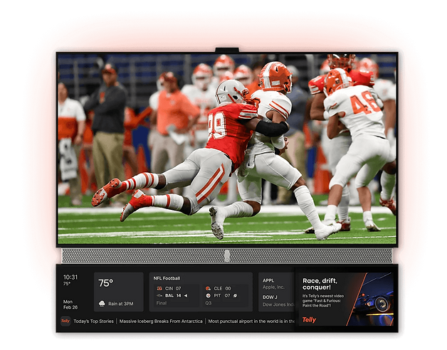 Telly Dual-Screen Smart TV